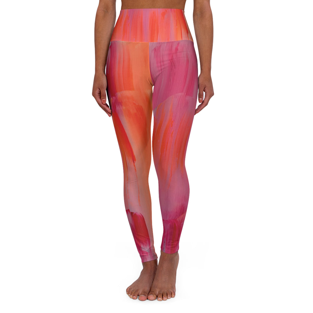 Pink + Orange Ombre Yoga Legging