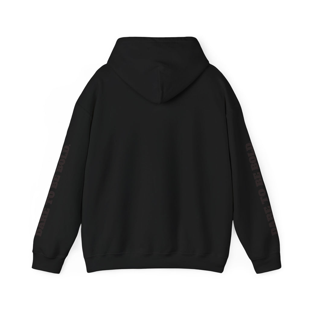 Dare to be Bold- Grayscale Hearts Sweatshirt with Hood