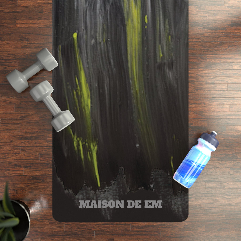 Dark Night - Rubber Yoga Mat