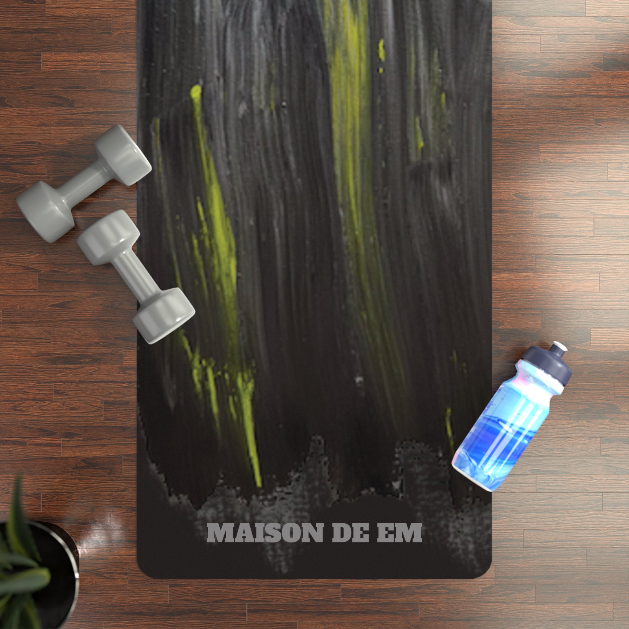 Dark Night - Rubber Yoga Mat