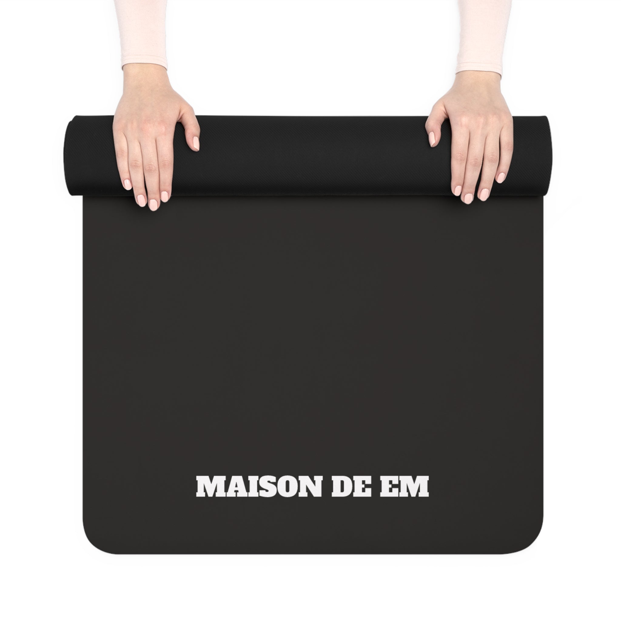 Leave It All on the Mat Rubber Yoga Mat — Non-Slip Fitness Mat