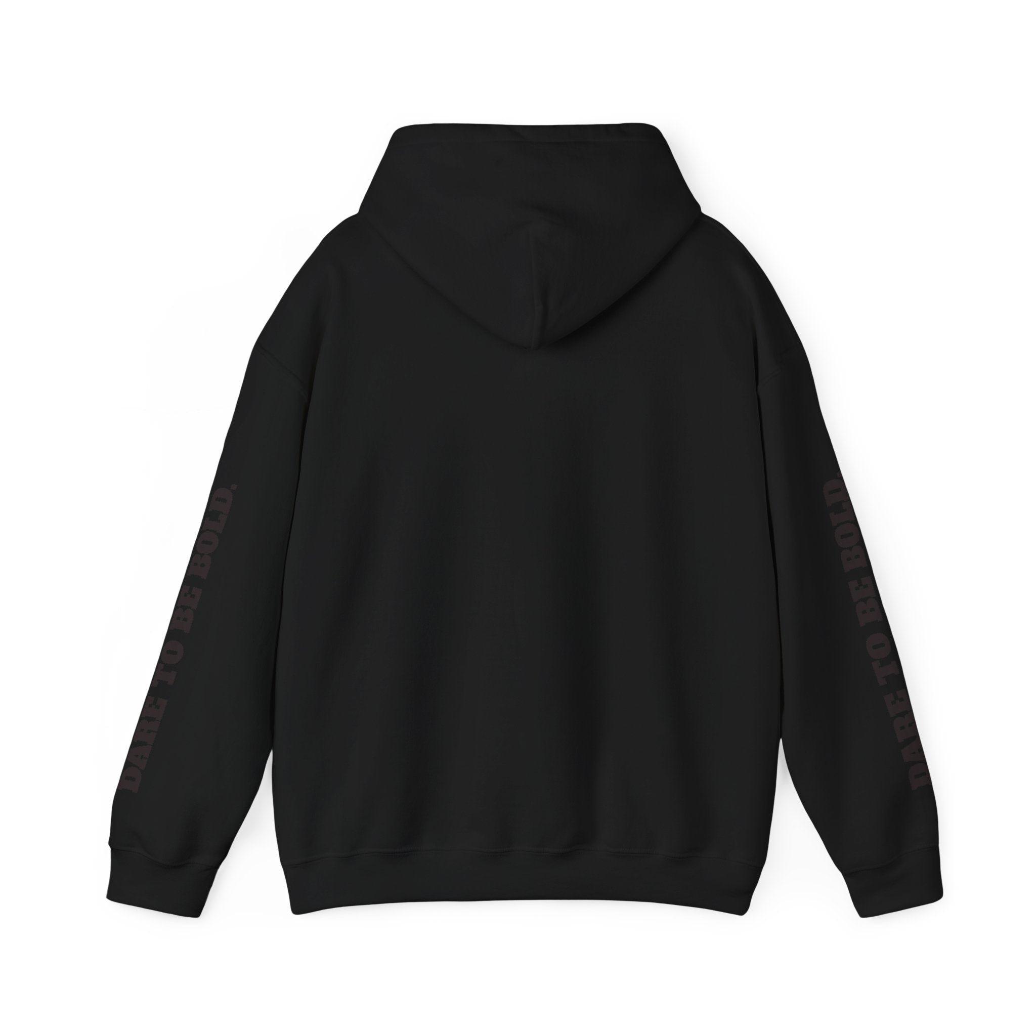 Dare to be Bold- Gold Colorful Hearts Sweatshirt with Hood