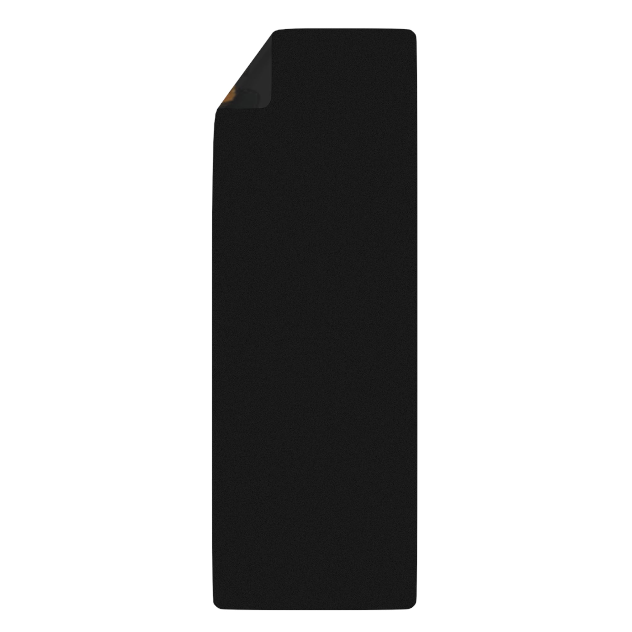 Breathe in and out - Rubber Yoga Mat — Non-Slip Artistic Studio Mat