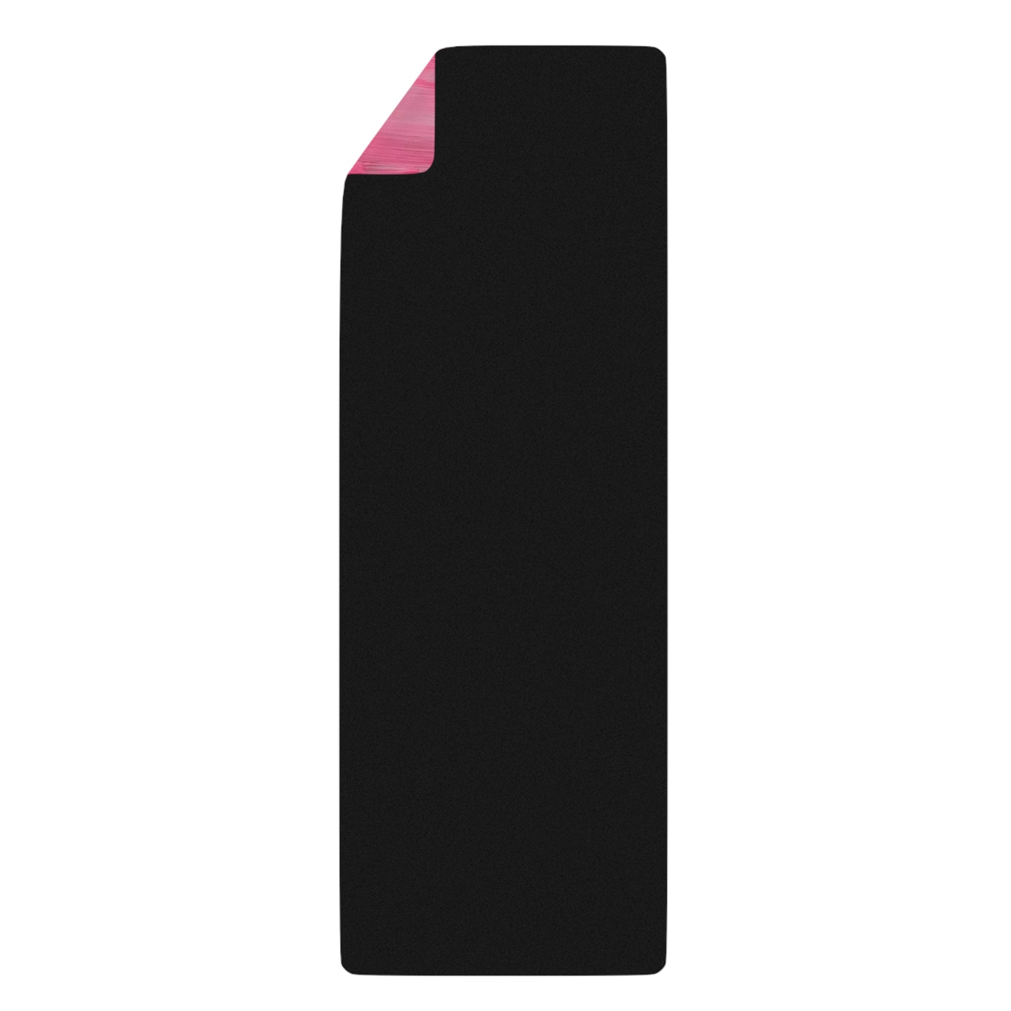 Pink Ombre Abstract - Rubber Mat Non-Slip Fitness Mat for Pilates & Home Practice