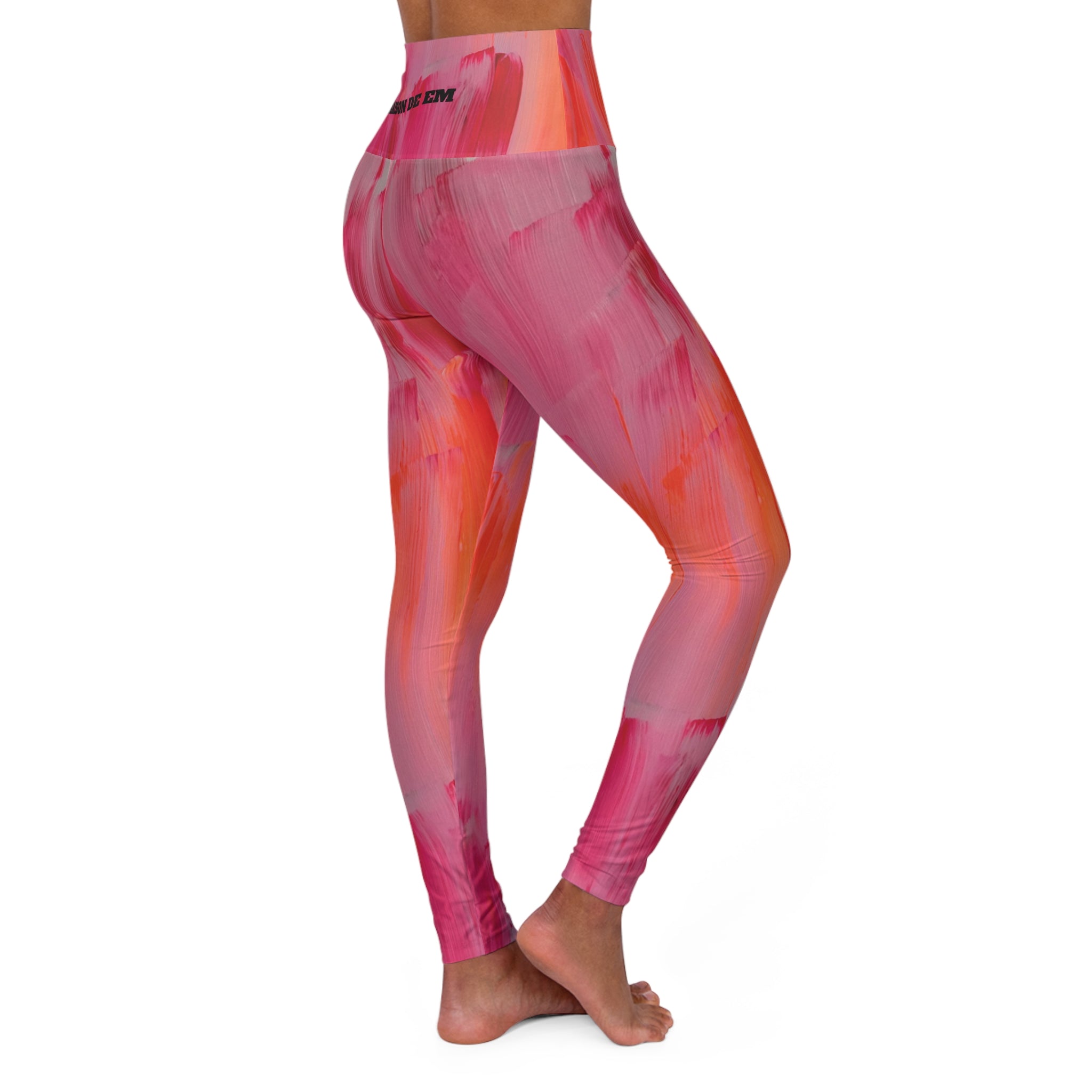 Pink + Orange Ombre Yoga Legging