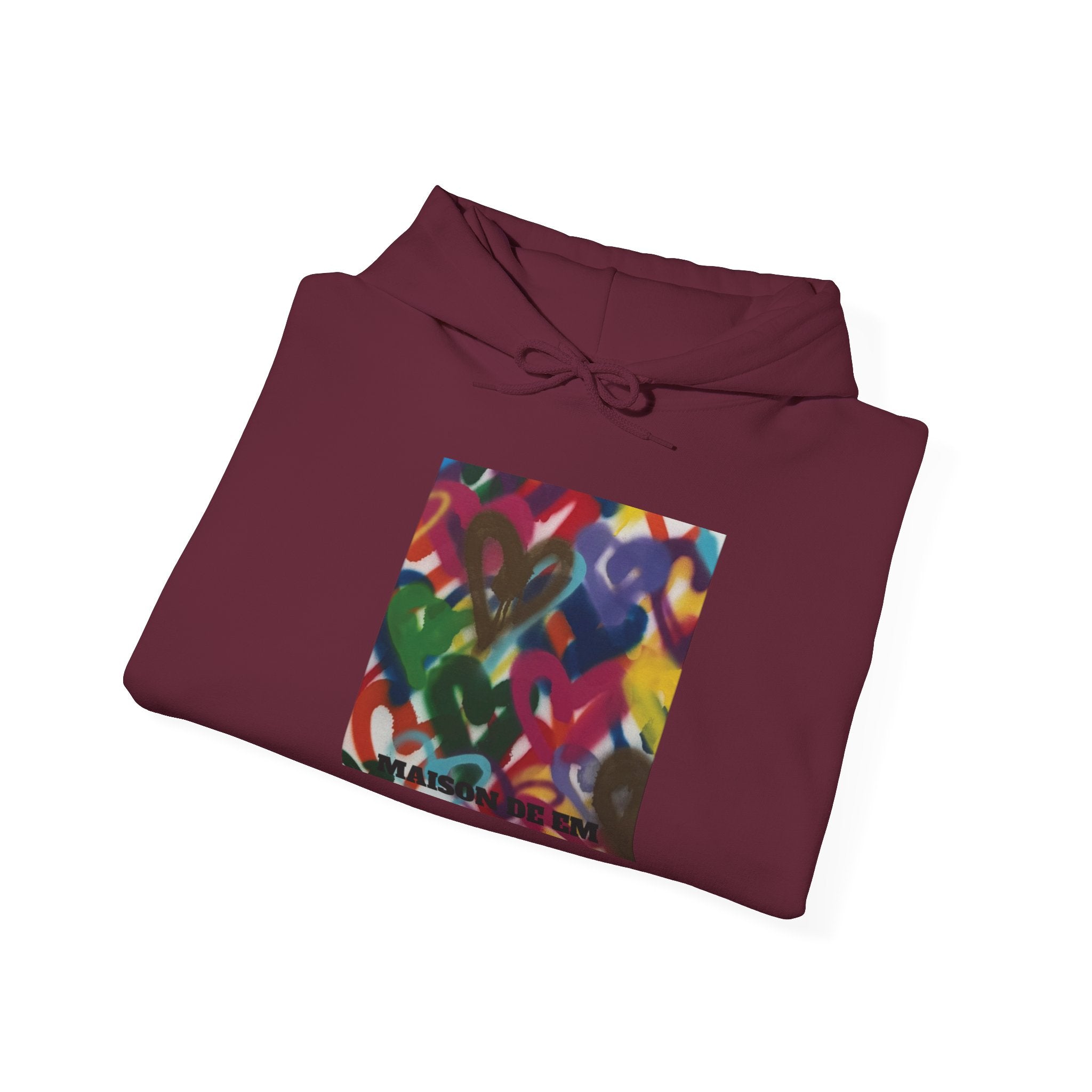 Dare to be Bold Gold Hearts Sweatshirt with Hood