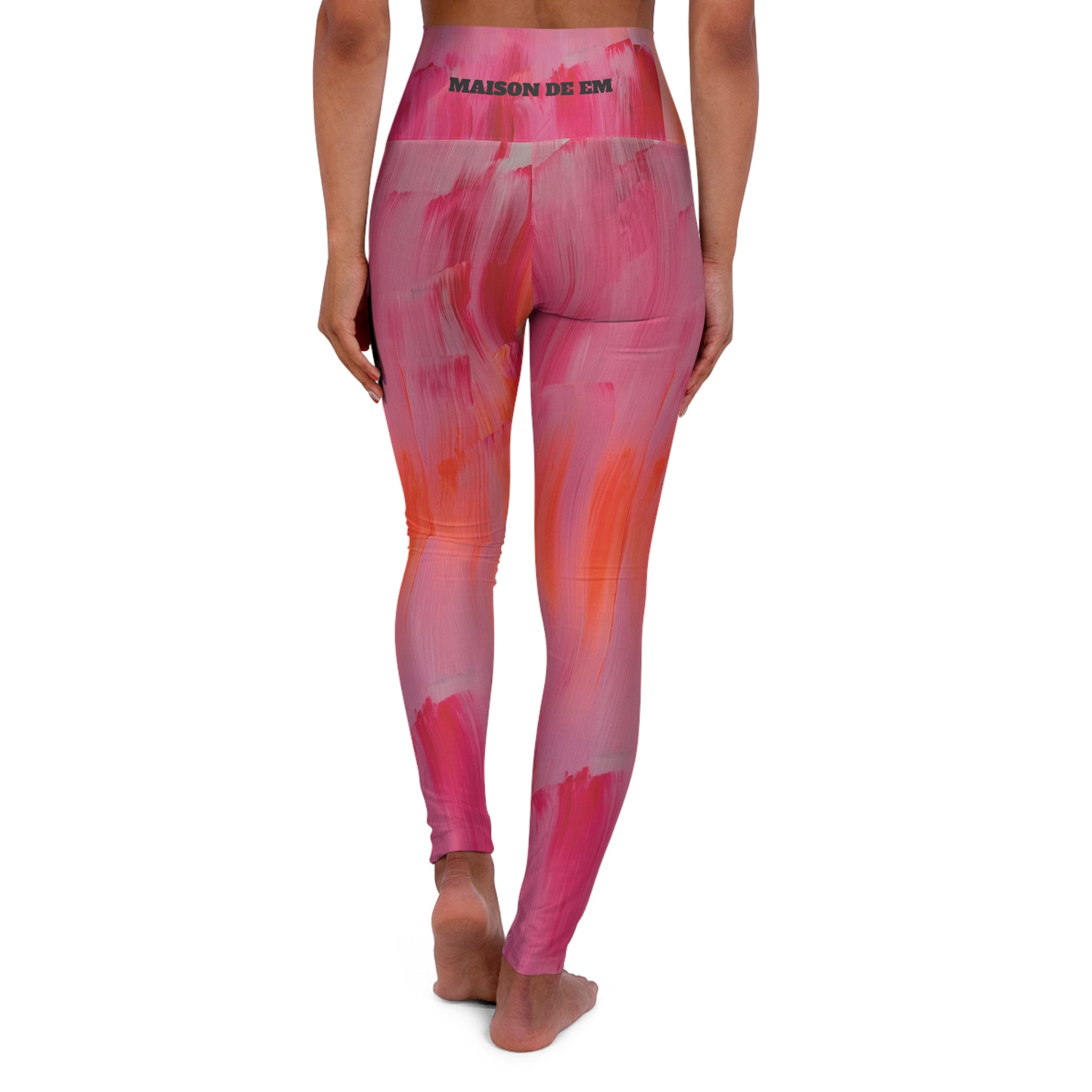 Pink + Orange Ombre Yoga Legging