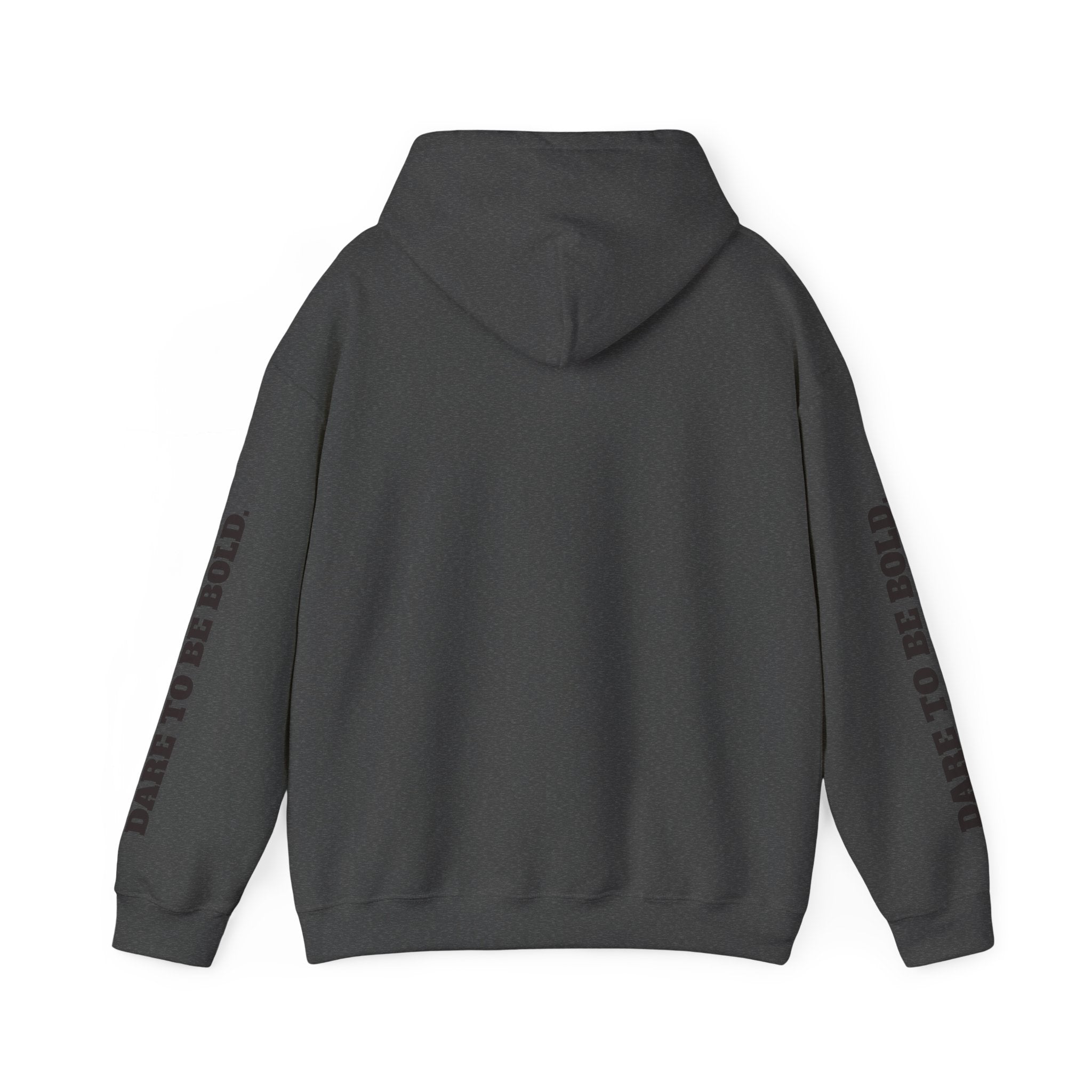 Dare to be Bold- Grayscale Hearts Sweatshirt with Hood