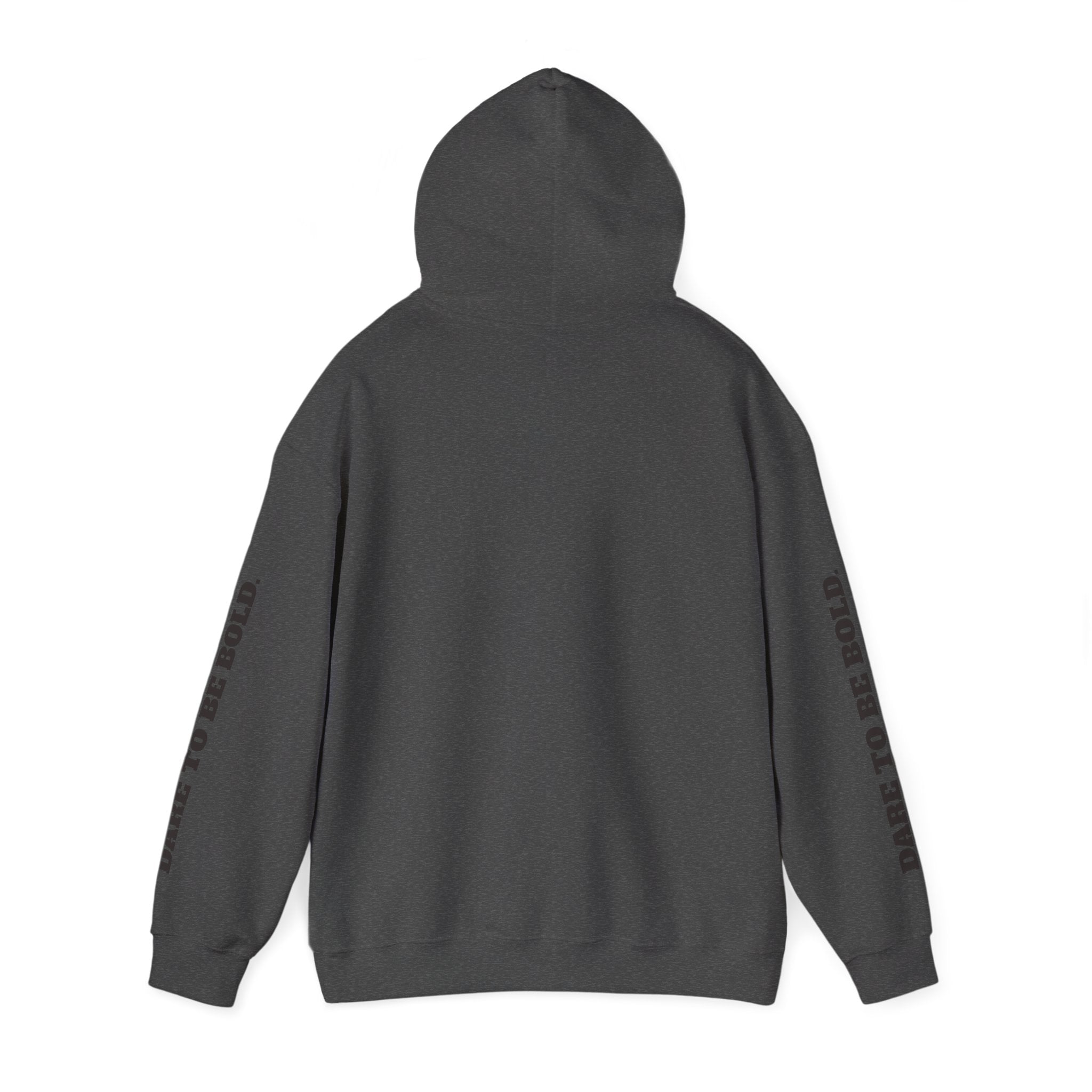 Dare to be Bold- Grayscale Hearts Sweatshirt with Hood