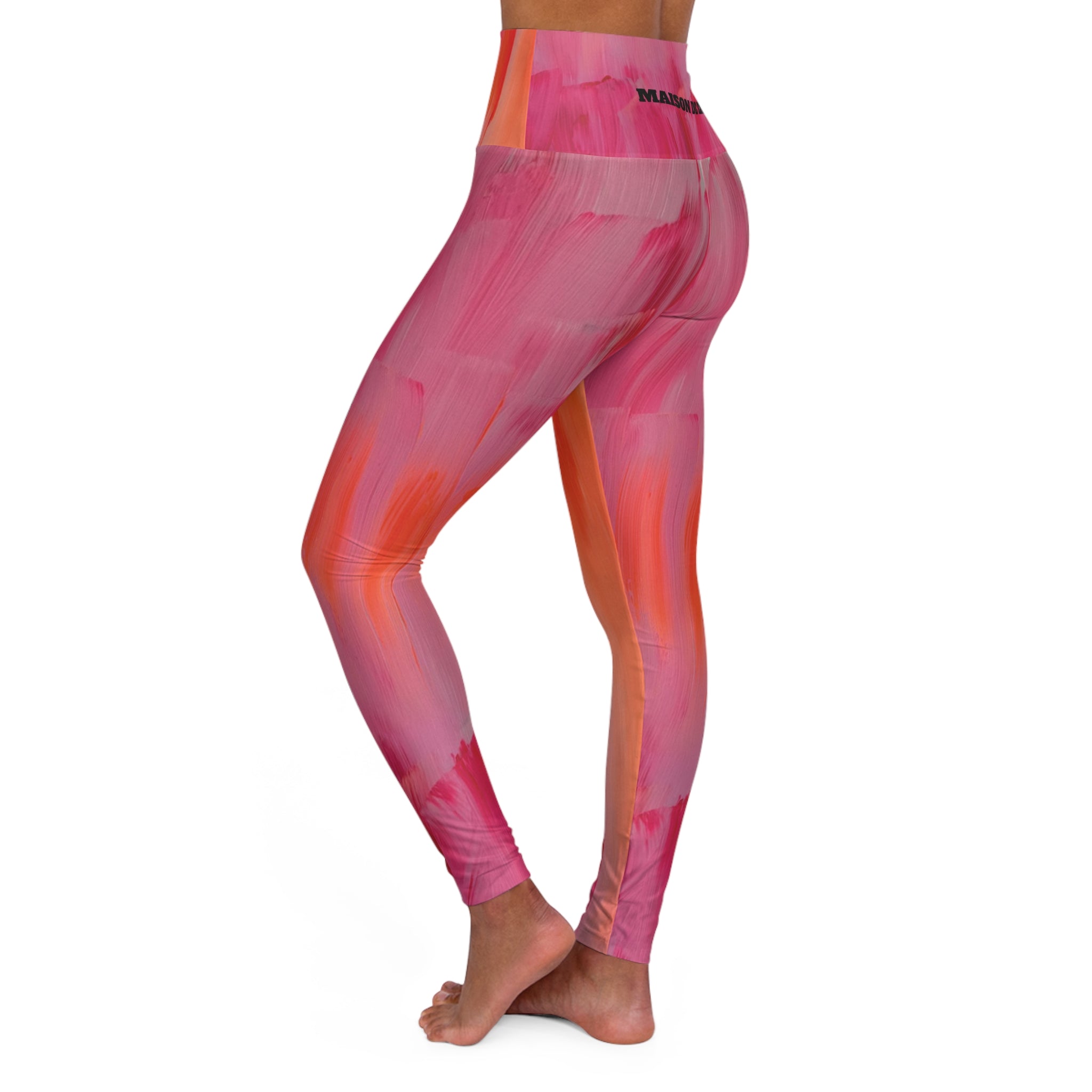 Pink + Orange Ombre Yoga Legging