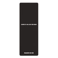 Leave It All on the Mat Rubber Yoga Mat — Non-Slip Fitness Mat