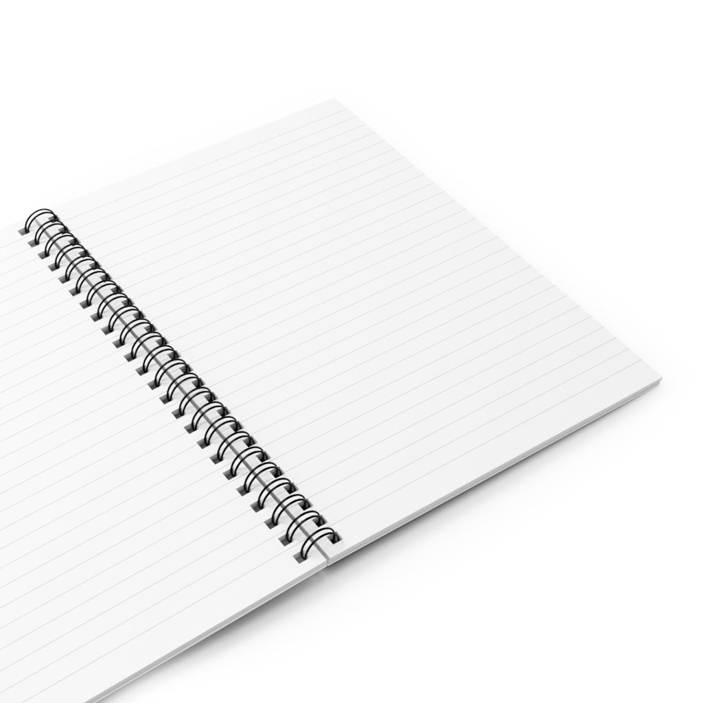 Smiley Face Spiral Notebook — Green Ruled Journal with 'Maison de Em' Accent